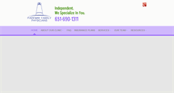 Desktop Screenshot of parkwayfamilyphysicians.com